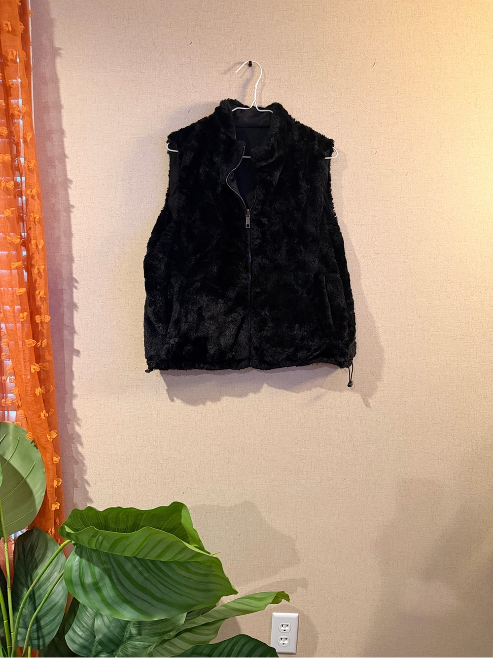 Reversible Faux Fur & Puffer vest